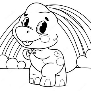 Sparkly Poopsie Rainbow Coloring Page 62093-49944