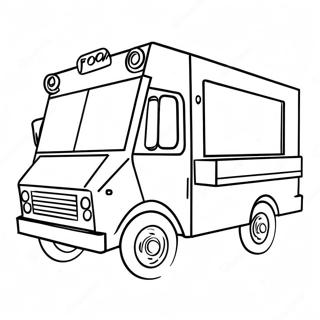 Food Truck Coloring Page 62102-49946