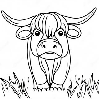 Highland Cow Coloring Page 62142-49978