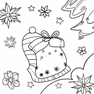 Christmas Thank You Card Coloring Page 62172-50002