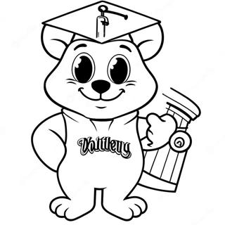 College Mascot Coloring Page 62192-50020