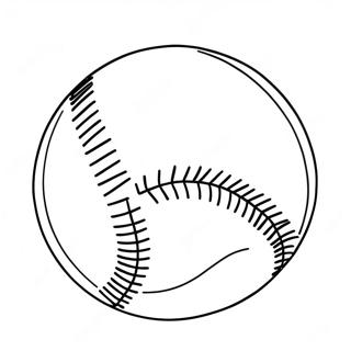 Softball Coloring Pages