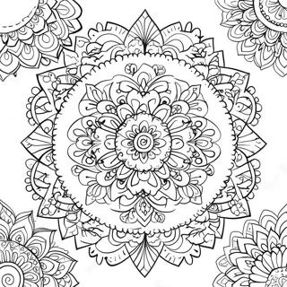 Good Vibes Only Mandala Coloring Page 62202-50032