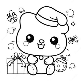 Christmas Sanrio Characters Coloring Page 6221-5130