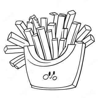 French Fries Coloring Page 62222-50046