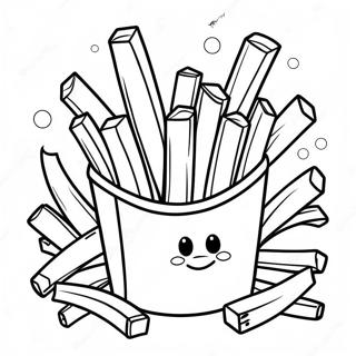 French Fries Coloring Page 62222-50048