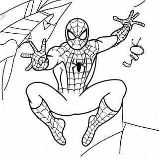 Spiderman Christmas Coloring Pages