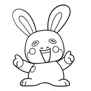 Rabbids Coloring Page 62252-50066