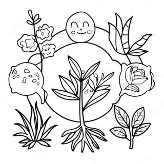 Plant Life Cycle Coloring Page 62302-50106