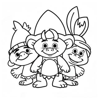 Trolls World Tour Coloring Page 6231-5144