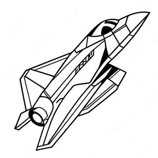 F22 Fighter Jet Coloring Page 62332-50131