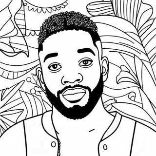 Brent Faiyaz Coloring Page 62382-50174