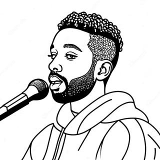 Brent Faiyaz Coloring Page 62382-50175