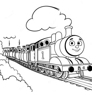 Thomas And Friends All Engines Go Coloring Pages