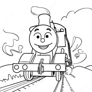 Thomas And Friends All Engines Go Coloring Pages