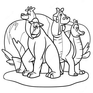 Ice Age Coloring Page 6241-5147