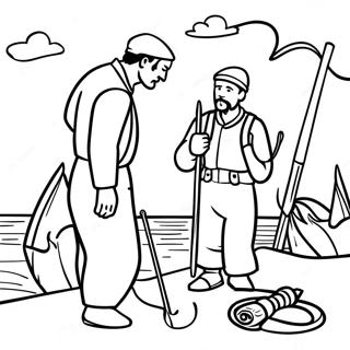 Fishers Of Men Coloring Page 62422-50202