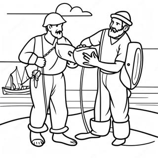 Fishers Of Men Coloring Page 62422-50204