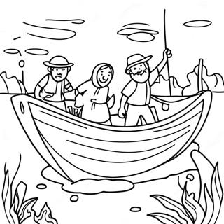 Joyful Fishers Of Men Coloring Page 62423-50206