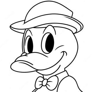 Donald Duck Christmas Coloring Page 62462-50236