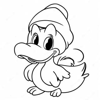 Donald Duck In Santa Hat Coloring Page 62463-50244