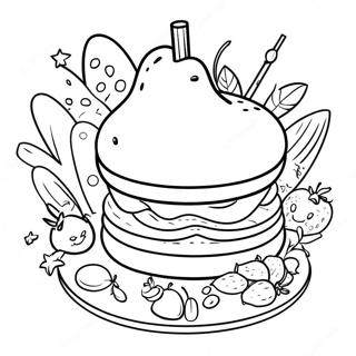 Disney Food Coloring Pages