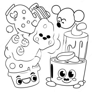 Magical Disney Treats Coloring Page 62473-50249