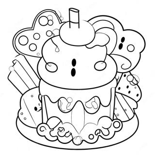 Magical Disney Treats Coloring Page 62473-50252