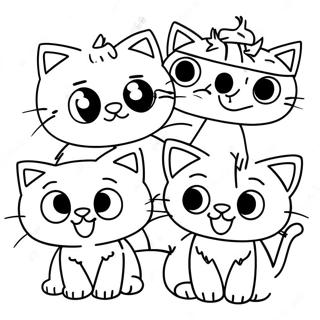 Kid E Cats Coloring Page 62492-50256