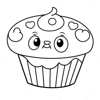 Bluey Muffin Coloring Pages