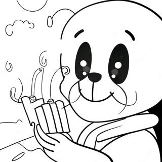 Ink Sans Coloring Page 62522-50286