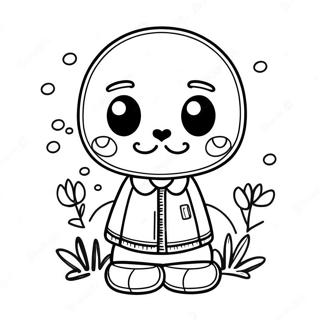 Ink Sans With Colorful Background Coloring Page 62523-50282