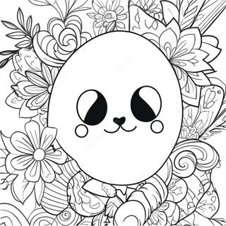 Ink Sans With Colorful Background Coloring Page 62523-50284