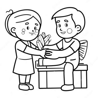 Giving Coloring Pages For Kids Coloring Page 62532-50290