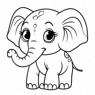 E Is For Elephant Coloring Page 62542-50298