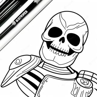 Skull Trooper Coloring Page 62552-50330