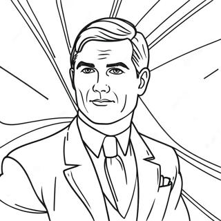 Secret Agent Coloring Pages