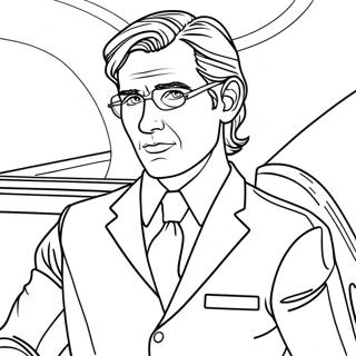 Secret Agent Coloring Page 62562-50336