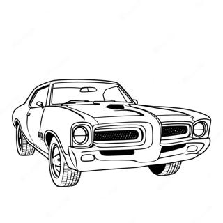 Pontiac Gto Coloring Pages