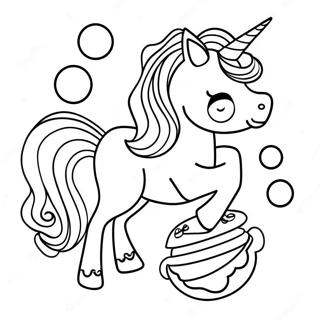 Unicorn Food Coloring Page 62582-50354