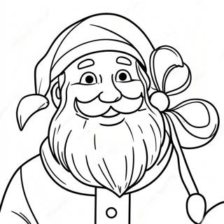 Festive Santa Claus Coloring Page 62593-50358