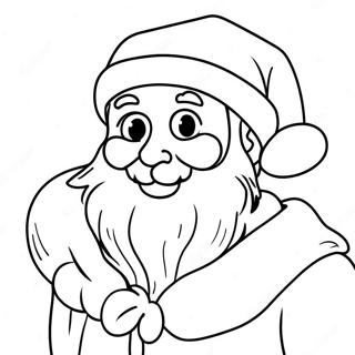 Festive Santa Claus Coloring Page 62593-50359