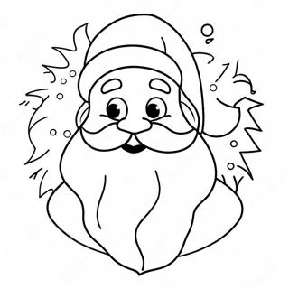 Festive Santa Claus Coloring Page 62593-50360