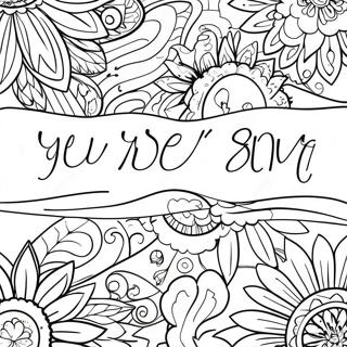 For Adults Quotes Coloring Pages