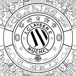 Bayern Munich Logo Coloring Page 62612-50371