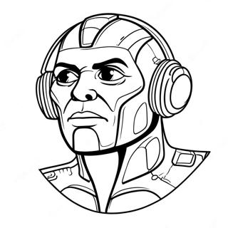 Titan Speakerman Coloring Pages