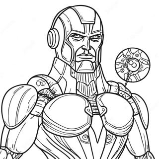 Titan Speakerman Coloring Page 6261-5158