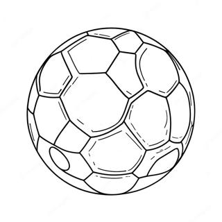 Colorful Soccer Ball Coloring Page 62623-50388