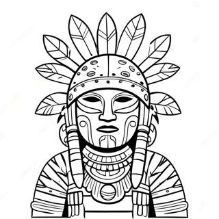 Kachina Doll Coloring Pages