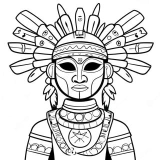 Kachina Doll Traditional Coloring Page 62642-50398